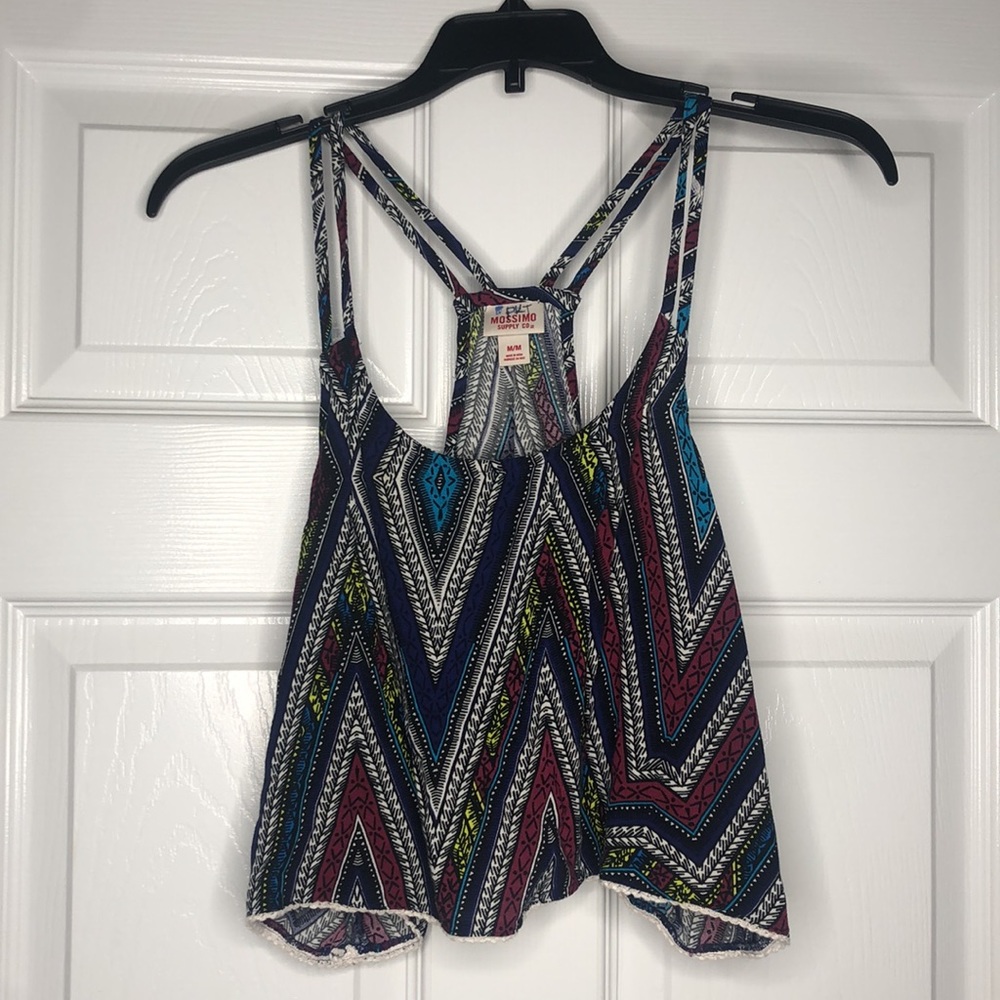 Tribal Print Mossimo Crop Top